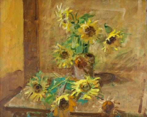 "Girasoli", opera di Virginio Bianchi